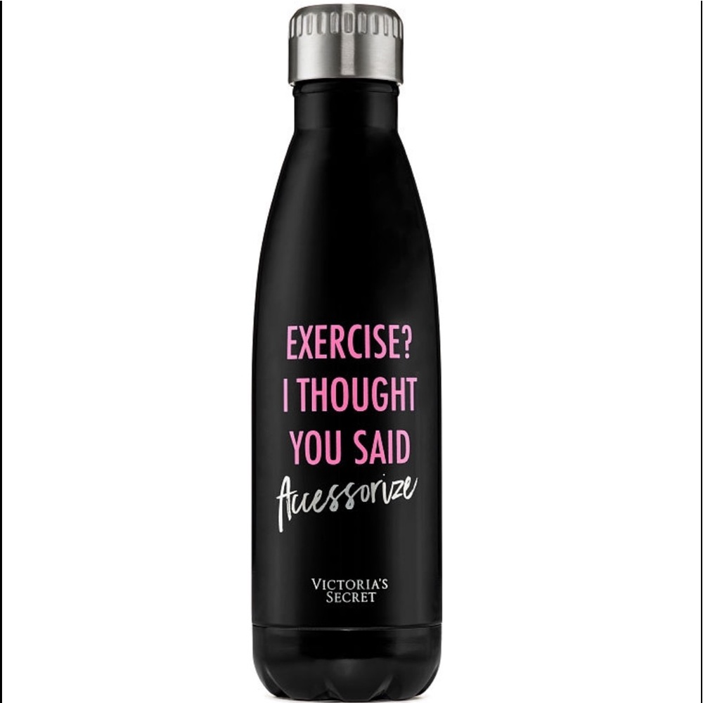 Victoria’s Secret 17oz. Graphic Metal Water Bottle.